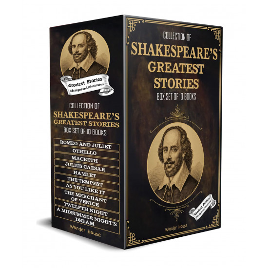 Collection of Shakespeare's Greatest Stories (Box Set of 10 Books)